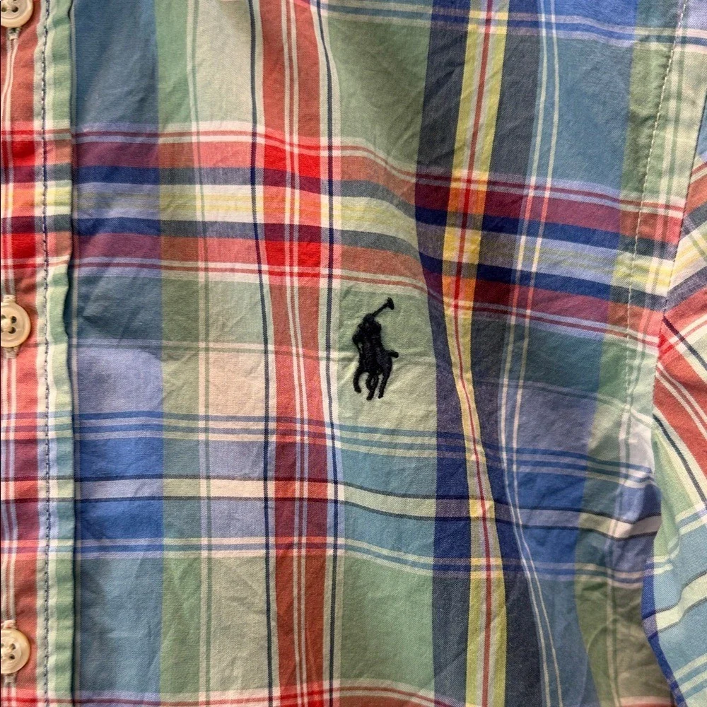 Boy's Ralph Lauren Multicolor Plaid‎ Shirt